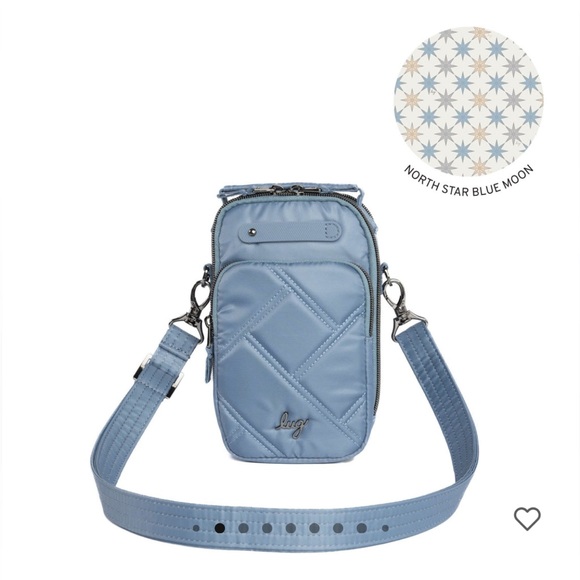 LUG Handbags - NWT LUG Skeeter Mini Bridge Convertible Crossbody Blue Moon